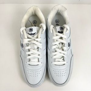 MacGregor White Leather Low Top Court Sneakers Mens Size 8.5